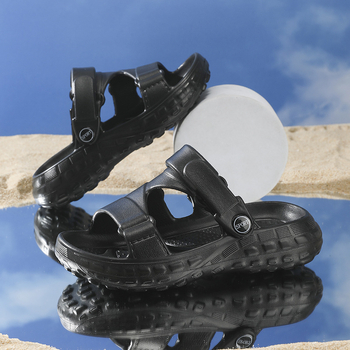 Bērnu vienkrāsas EVA sandales, universālas, vecuma grupai 4-16 gadi, elpojošas, anti-slip, izturīgas ar EVA zoli