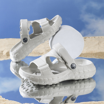 Bērnu vienkrāsas EVA sandales, universālas, vecuma grupai 4-16 gadi, elpojošas, anti-slip, izturīgas ar EVA zoli