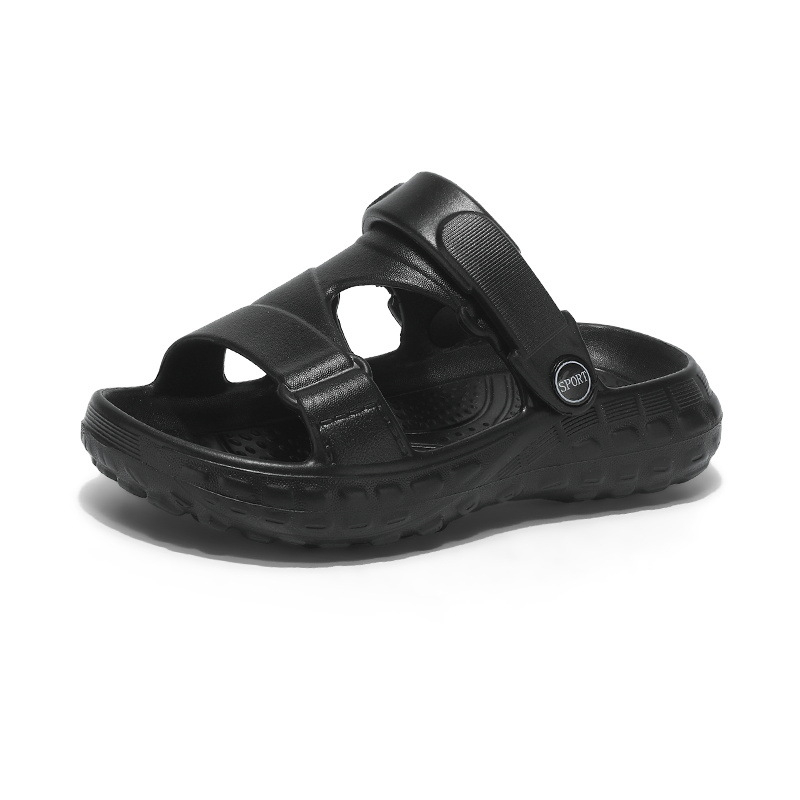 Bērnu vienkrāsas EVA sandales, universālas, vecuma grupai 4-16 gadi, elpojošas, anti-slip, izturīgas ar EVA zoli