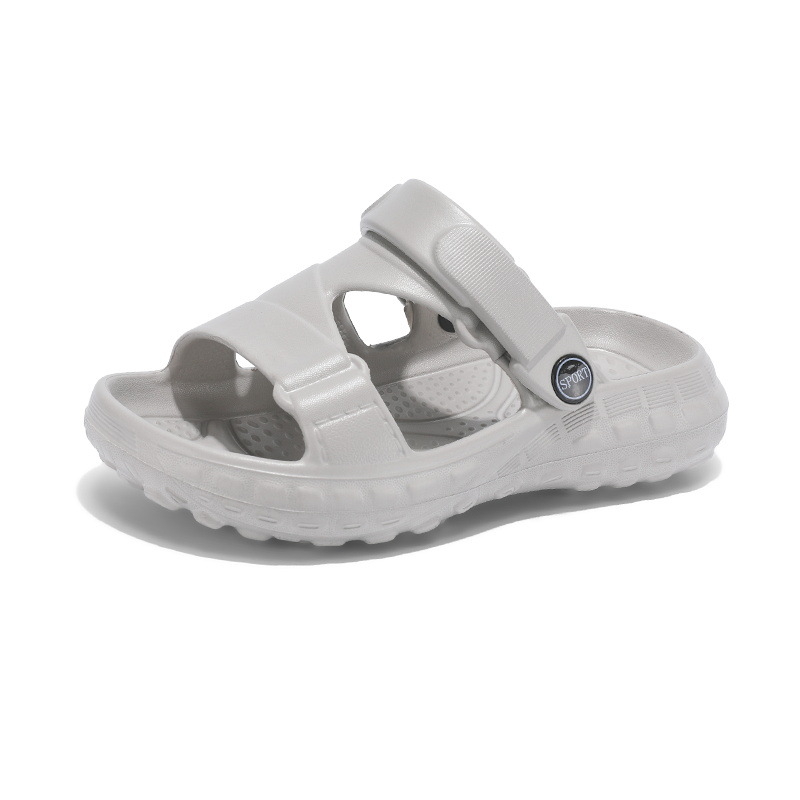 Bērnu vienkrāsas EVA sandales, universālas, vecuma grupai 4-16 gadi, elpojošas, anti-slip, izturīgas ar EVA zoli