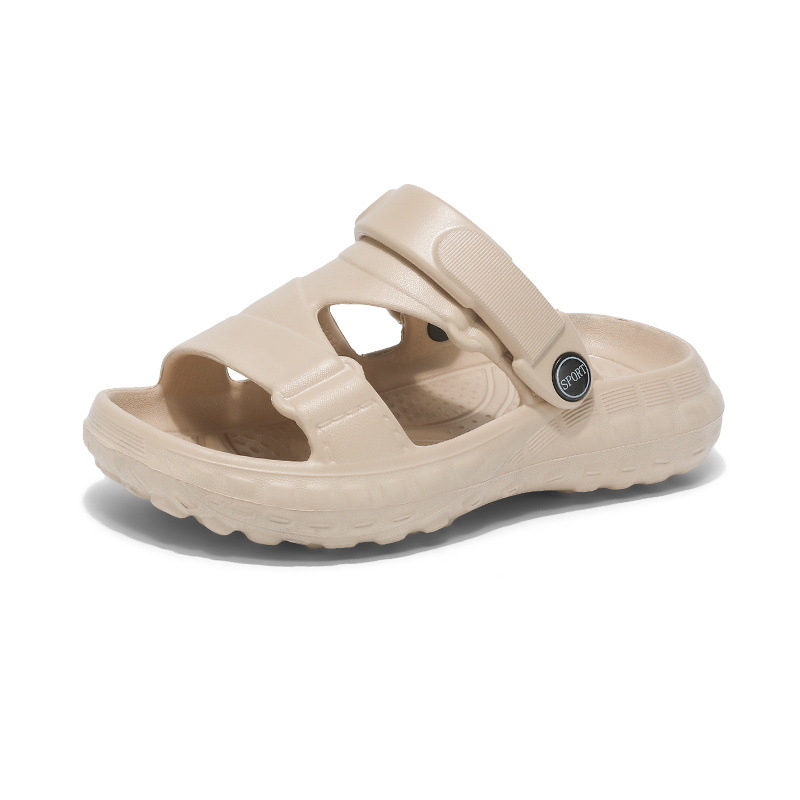 Bērnu vienkrāsas EVA sandales, universālas, vecuma grupai 4-16 gadi, elpojošas, anti-slip, izturīgas ar EVA zoli