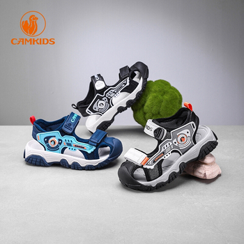 CAMKiDS παιδικά σανδάλια για αγόρια με κλειστό δάχτυλο, καλοκαίρι 2025, αντιολισθητική μαλακή σόλα MD, για παιδιά 4–6 ετών