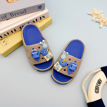 Bērnu EVA čības ar karikatūras haizivi motīvu – pretslīdēšana, elpojošas, ātri žūstošas, matēta apdare