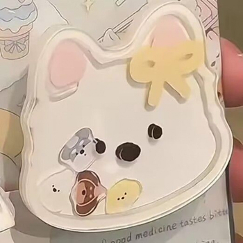 Автомобилен държач за телефон • силикон • телескопичен • самозалепващ монтаж • мультяшен дизайн