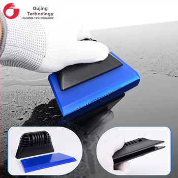 ABS auto filmu instrumentu komplekts – skrāpētājs, stikla tīrīšanas asmens, ūdenī vadāms tīrītājs, pielāgojams