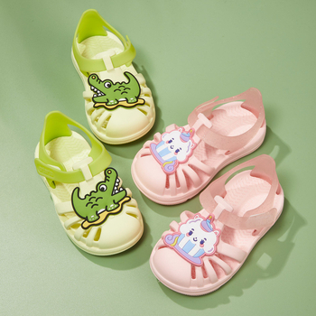 Παιδικά unisex σανδάλια για 1–3 ετών - PVC άνω μέρος, σόλα από συνθετικό καουτσούκ, Velcro κλείσιμο