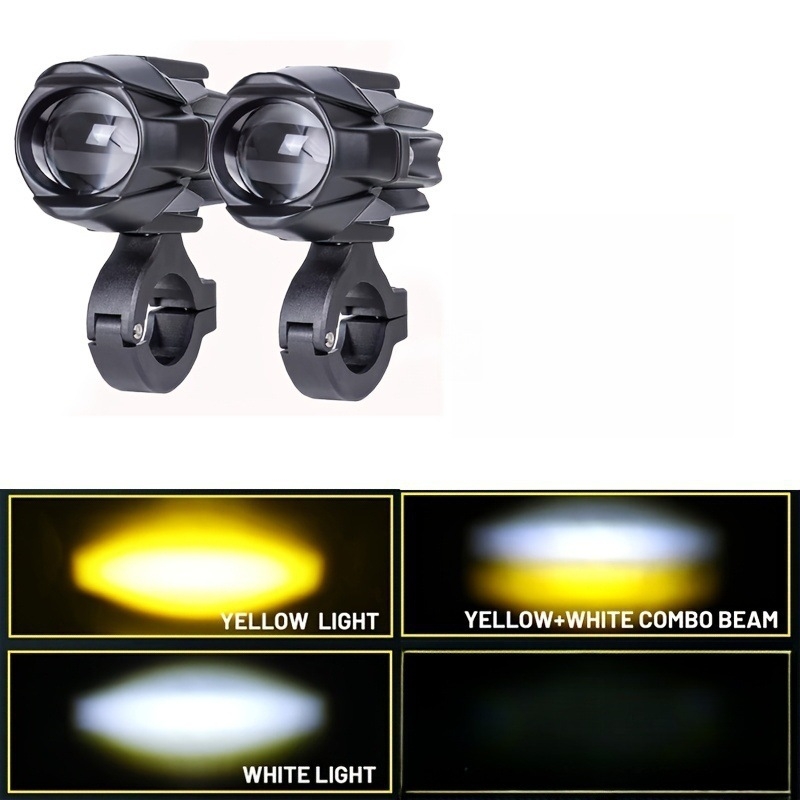 Διπλό LED Φως Εργασίας 18W, IP68, 9-85V – για Μοτοσικλέτες και Ηλεκτρικά Οχήματα, Εμπρόσθιο Φως
