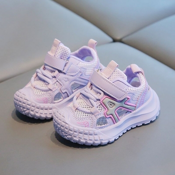 Παιδικά αθλητικά σανδάλια με αντιολισθητική μαλακή σόλα, επάνω μέρος από τεχνητό δέρμα και πλαστικό, για ηλικίες 12-48 μηνών, άνοιξη και φθινόπωρο