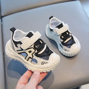 Παιδικά αθλητικά σανδάλια με αντιολισθητική μαλακή σόλα, επάνω μέρος από τεχνητό δέρμα και πλαστικό, για ηλικίες 12-48 μηνών, άνοιξη και φθινόπωρο