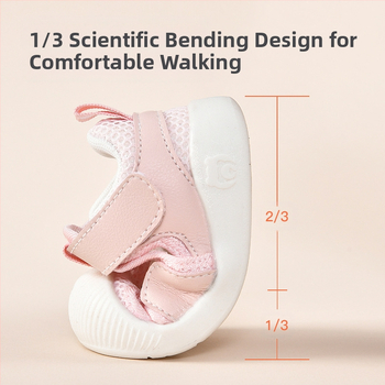 Παιδικά σανδαλάκια – επάνω μέρος από συνθετικό δέρμα, κλείσιμο Velcro, αντιολισθητική σόλα, κατάλληλα για 12–36 μήνες