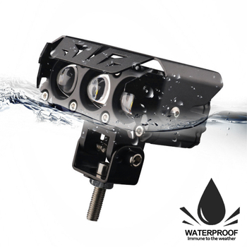 LED φανάρι μοτοσικλέτας, 50W, 9–36V, 4000LM, IP68 εξωτερικός προβολέας