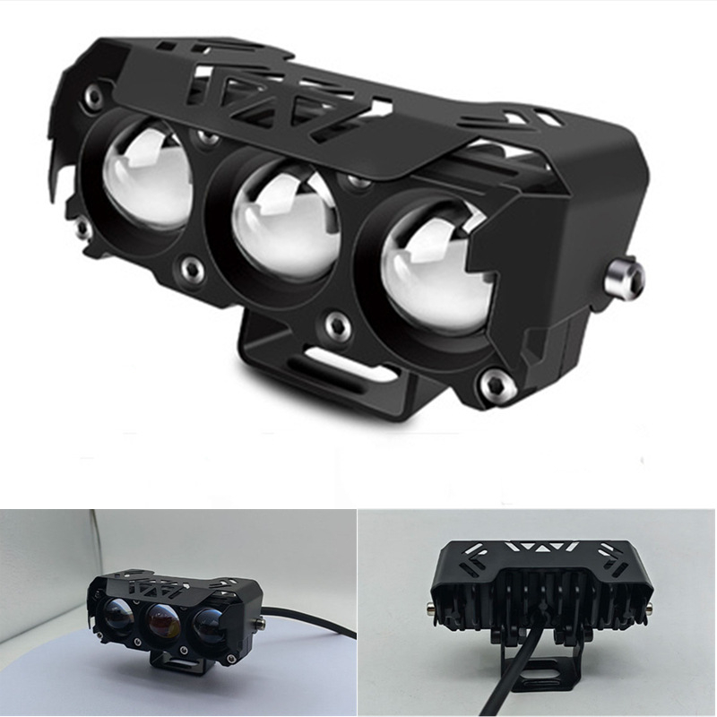 LED φανάρι μοτοσικλέτας, 50W, 9–36V, 4000LM, IP68 εξωτερικός προβολέας