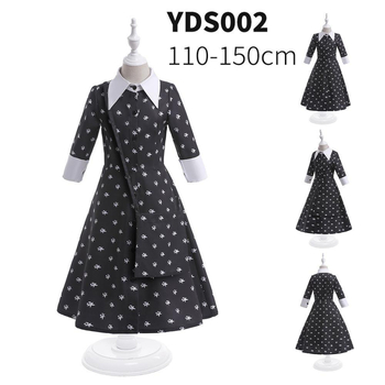 Παιδικό φόρεμα Cosplay, ύφασμα μίγματος βαμβακιού-πολυεστέρα (65% πολυεστέρας, 35% βαμβάκι), ενζυμικό πλύσιμο, για όλες τις εποχές, για κορίτσια