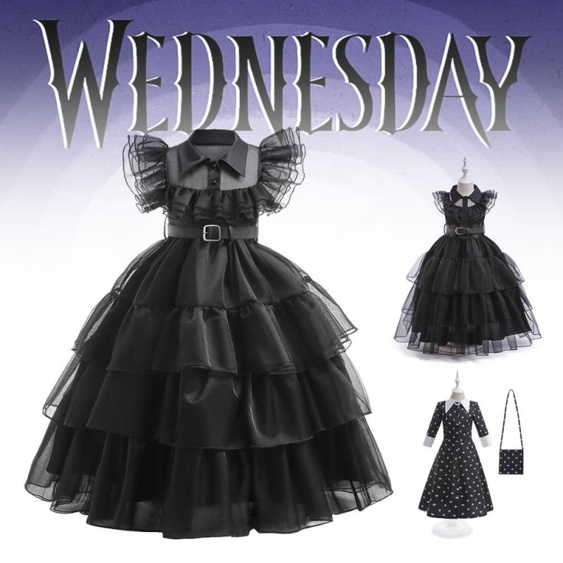 Dječja cosplay haljina, tkanina od pamuk-poliester smjese (65% poliester, 35% pamuk), tkanina obrađena enzimski pranjem, za sve sezone, za djevojčice