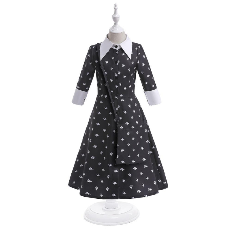 Dječja cosplay haljina, tkanina od pamuk-poliester smjese (65% poliester, 35% pamuk), tkanina obrađena enzimski pranjem, za sve sezone, za djevojčice