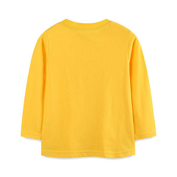 Детска тениска с дълъг ръкав, европейско-американски стил, карикатурен принт, 100% памук, за деца 3–8 г