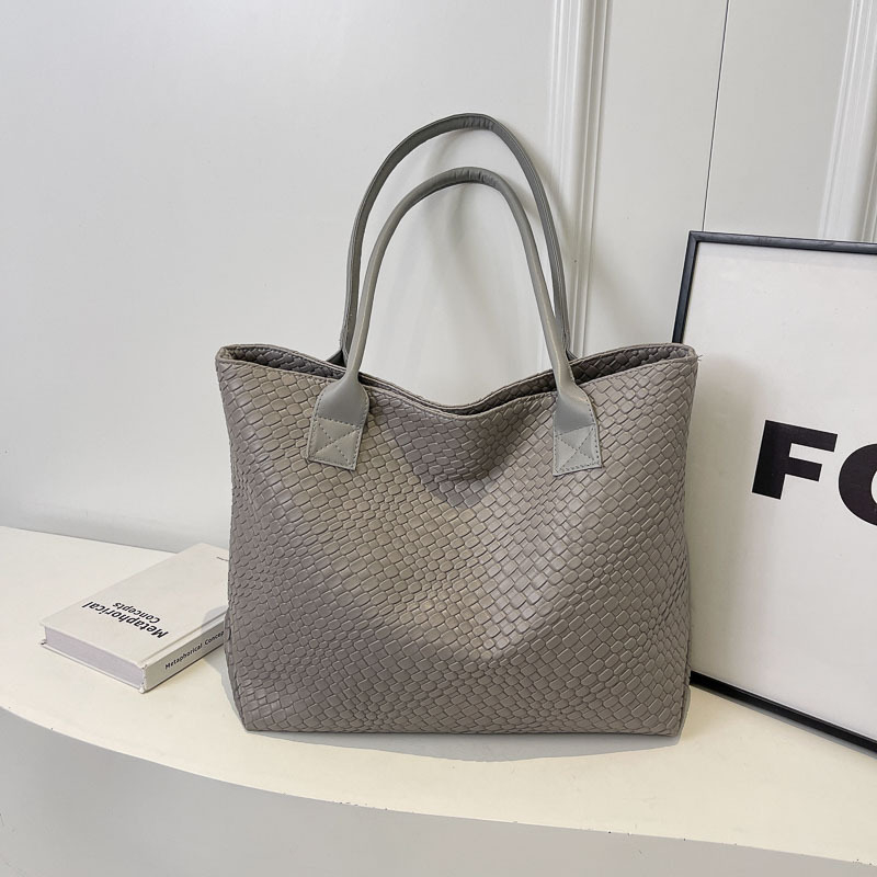 BUDBAO Tote чанта от PU с цип, полиестерна подплата, хоризонтална квадратна форма, двойни презрамки