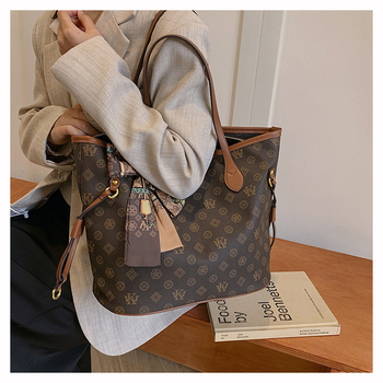 Louis venus Geantă Tote PU, formă verticală pătrată, închidere cu fermoar, căptușeală din poliester, buzunar secret cu fermoar și buzunar pentru telefon, Iarnă 2024