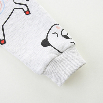 Jesenja dječja pletena jakna s kapuljom i zatvaračem, pamučna podstava