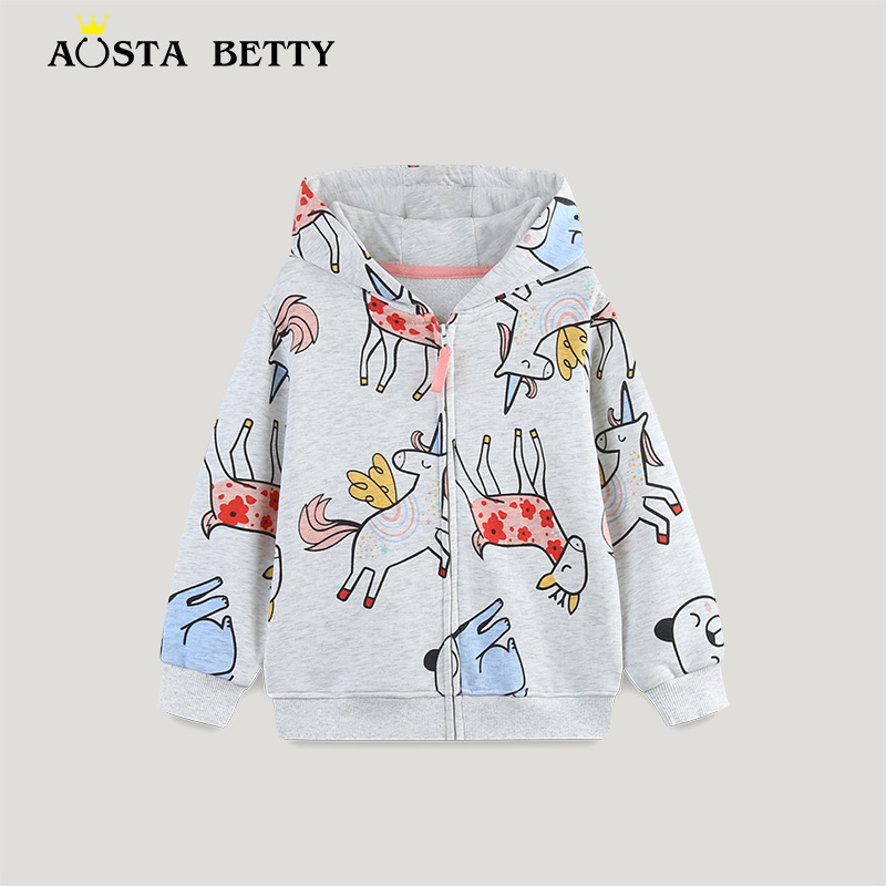 Jesenja dječja pletena jakna s kapuljom i zatvaračem, pamučna podstava