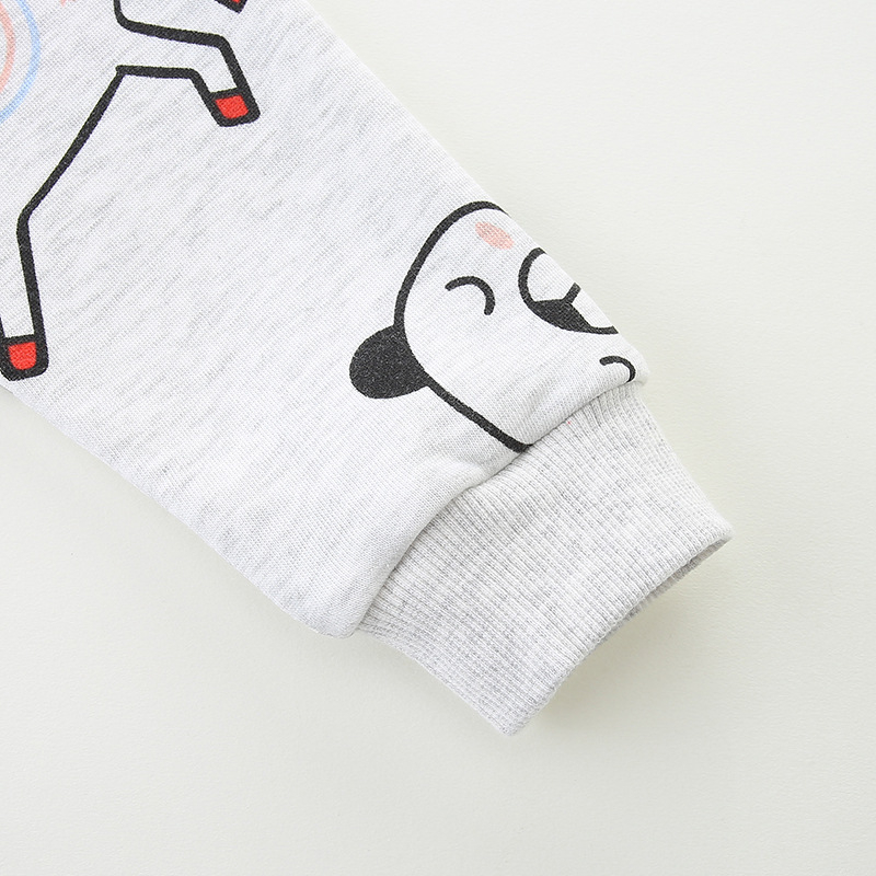 Jesenja dječja pletena jakna s kapuljom i zatvaračem, pamučna podstava