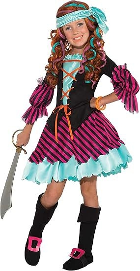 Детски косплей костюм за Хелоуин Pirates of the Caribbean - унисекс, полиестерна тъкан 90-95%, за игри и ролеви изпълнения, пролет 2025