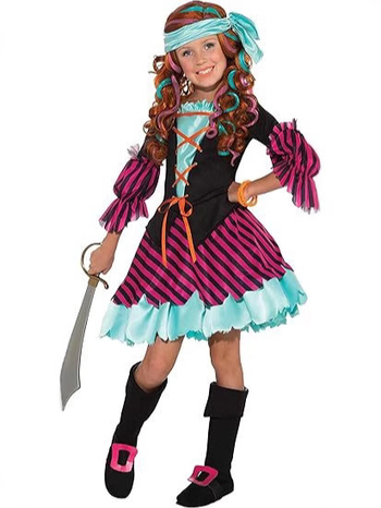 Детски косплей костюм за Хелоуин Pirates of the Caribbean - унисекс, полиестерна тъкан 90-95%, за игри и ролеви изпълнения, пролет 2025