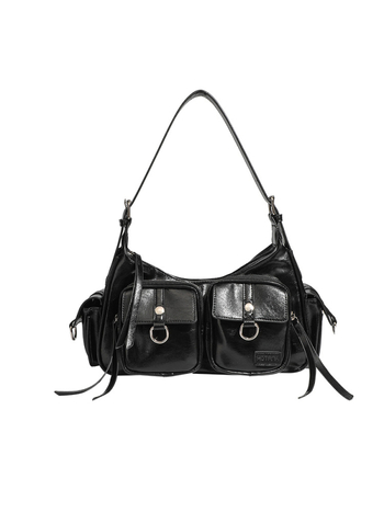 Geantă crossbody PU – formă orizontală pătrată, închidere cu fermoar, căptușeală poliester, buzunar pentru telefon