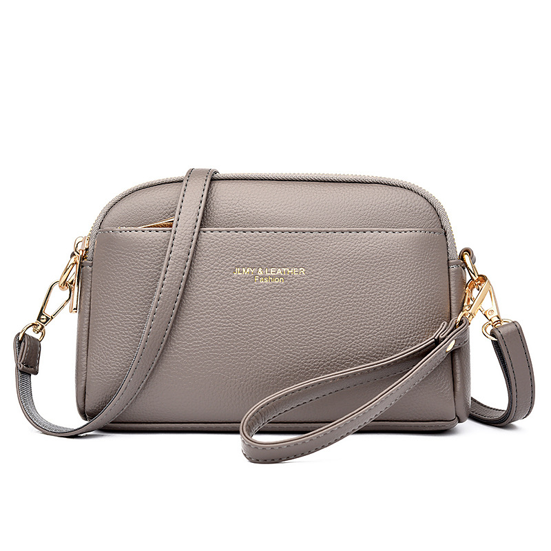 Női válltáska, PU, kis négyszögletes forma, crossbody, cipzár, belső zsebek (PU; Kis négyszögletes forma; Crossbody; Cipzár; Belső zsebek)