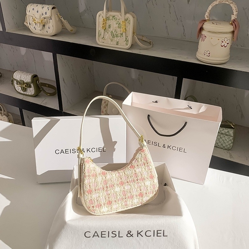 Manzhuo полумесечна чанта, corduroy, цип затваряне, PU подплата