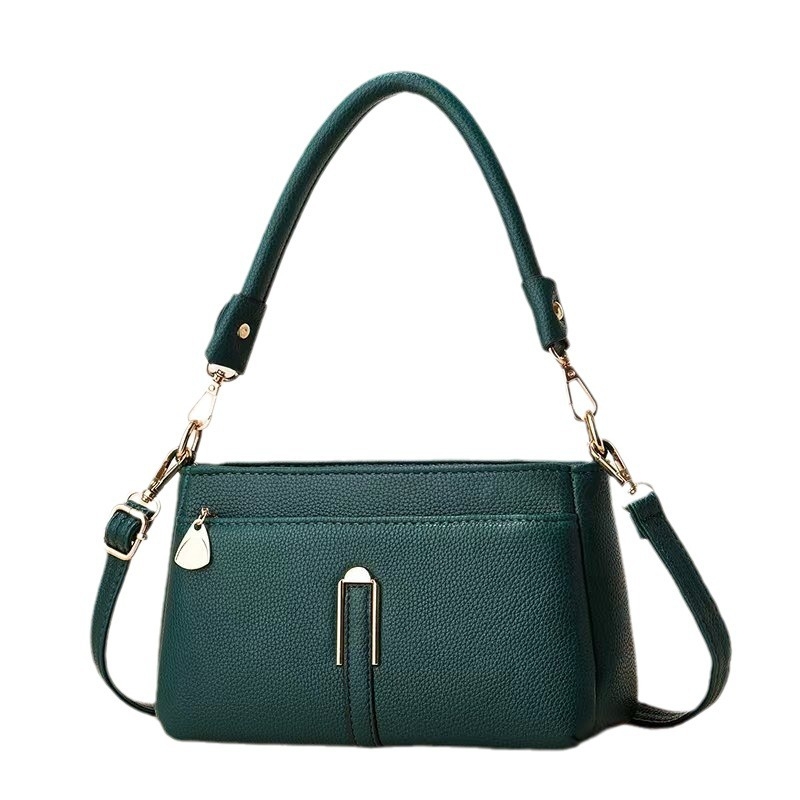 Geantă crossbody din PU – stil urban minimalist, formă orizontală pătrată, fermoar, buzunar interior