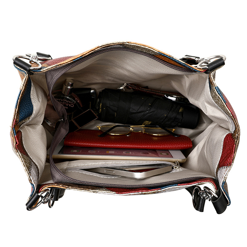 Ice Charm Tote táska – Városi egyszerűség, PU bőr, mindennapi használatra tervezett commuter tote cipzárral és belső cipzáras zsebbel, vízszintes négyzet alakú forma, dupla vállpánt, 2024 téli szezon