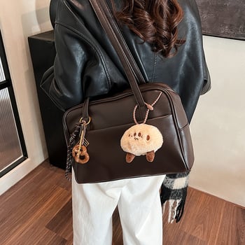 Midronya PU tote táska — nagy kapacitás, városi egyszerű stílus, cipzáras zárás, belső zsebek: cipzáros zseb, telefonzseb, ID zseb, vízszintes négyszögletes forma