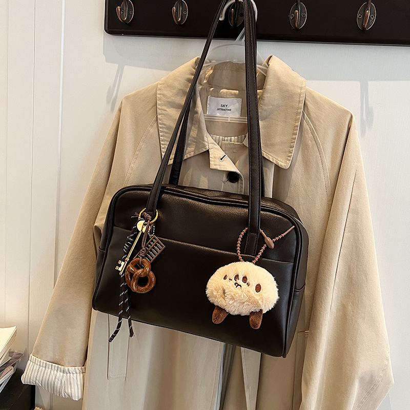 Midronya PU tote táska — nagy kapacitás, városi egyszerű stílus, cipzáras zárás, belső zsebek: cipzáros zseb, telefonzseb, ID zseb, vízszintes négyszögletes forma