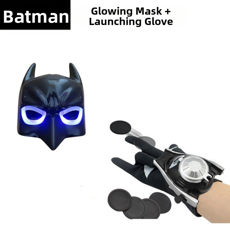 Σετ μεταμφίεσης Μπάτμαν: κάπα, μάσκα και θωράκιση, πλαστικό, για παιδιά 0–3 ετών