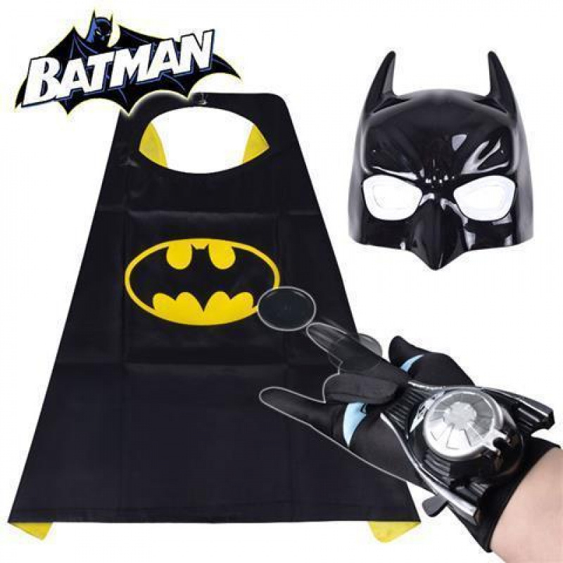 Σετ μεταμφίεσης Μπάτμαν: κάπα, μάσκα και θωράκιση, πλαστικό, για παιδιά 0–3 ετών