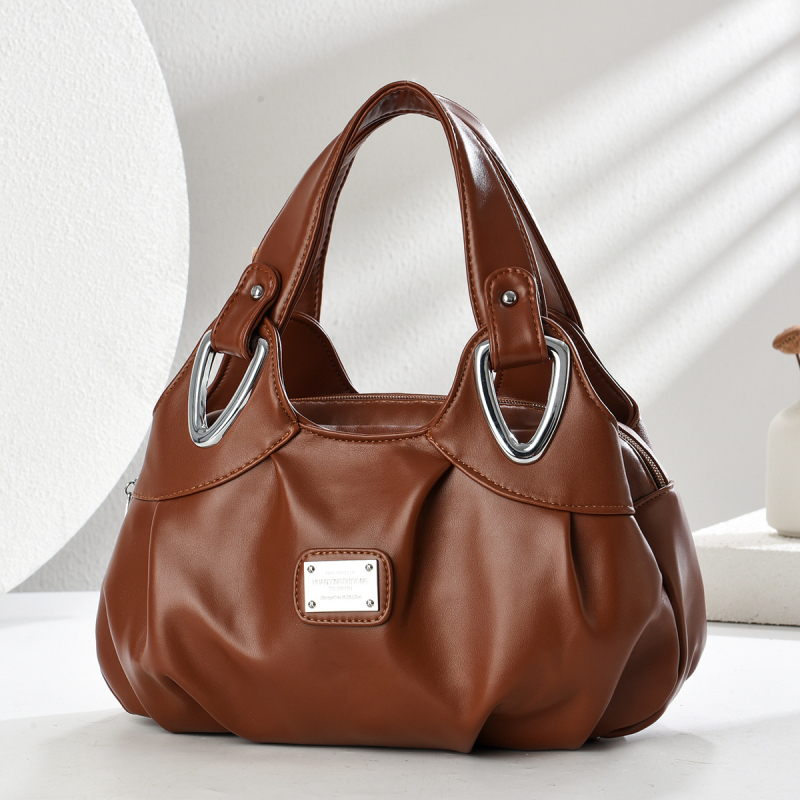 Női PU bőrtáska utcai divat stílusban cipzárral, vízszintes négyszög alakú, poliészter bélés