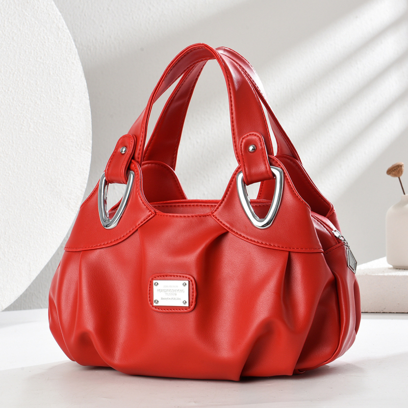 Női PU bőrtáska utcai divat stílusban cipzárral, vízszintes négyszög alakú, poliészter bélés