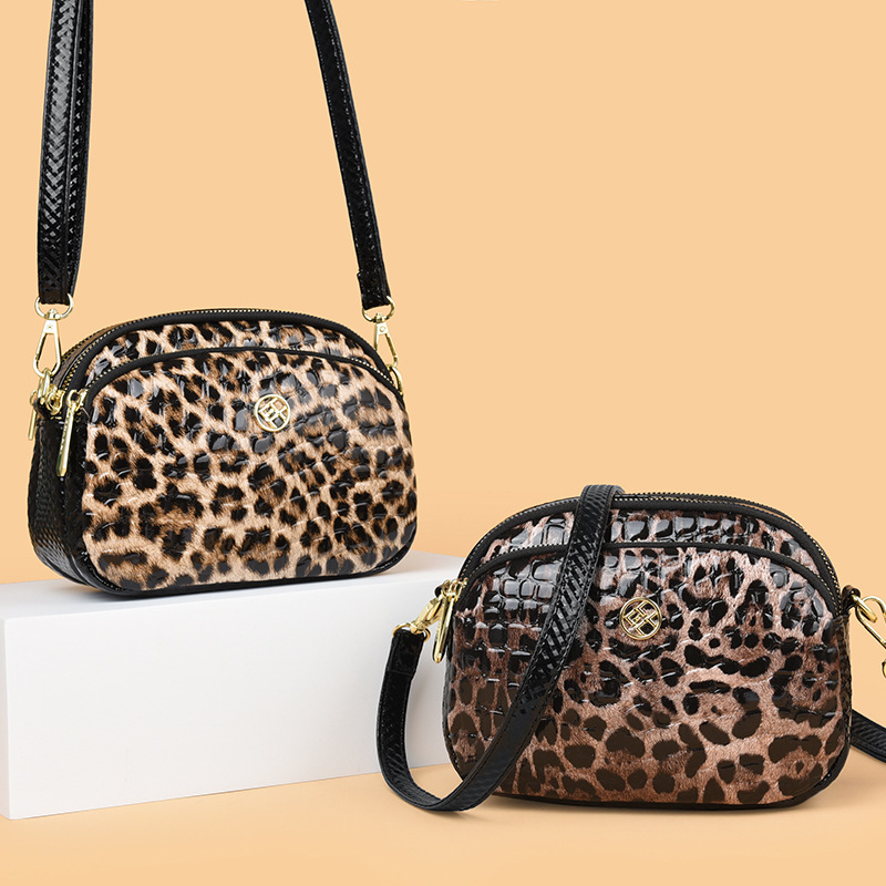 Чанта през рамо PU, урбанистичен стил, овална форма, цип затваряне, вътрешен джоб с цип и джоб за телефон