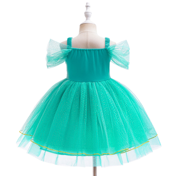 Κοριτσίστικο φόρεμα πριγκίπισσας Τζασμίν cosplay για σκηνική παράσταση — εμπνευσμένο από τον Αλαντίν με λαμπάδα, δαντέλα και τούλι, κύριο ύφασμα πολυεστέρας με επένδυση από βαμβάκι, ηλικία 3–8 ετών, χειμώνας 2024