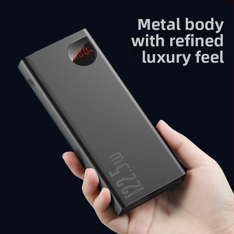 Baseus Adaman ārējā baterija 20000mAh Li-polimer baterija, ātra uzlāde 22,5W, QC3.0, Modelis 22