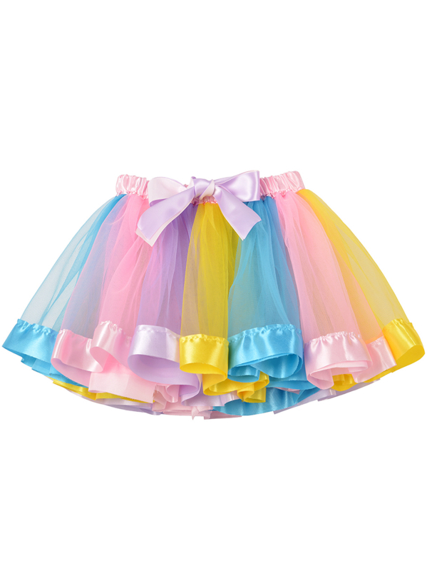 Carusch Mergaitėms Princesės Splice sijonas, pagrindinis audinys poliesteris 98%, dryžių/vienarūšis raštas, švelnus apdaila, amžius 1–3 m