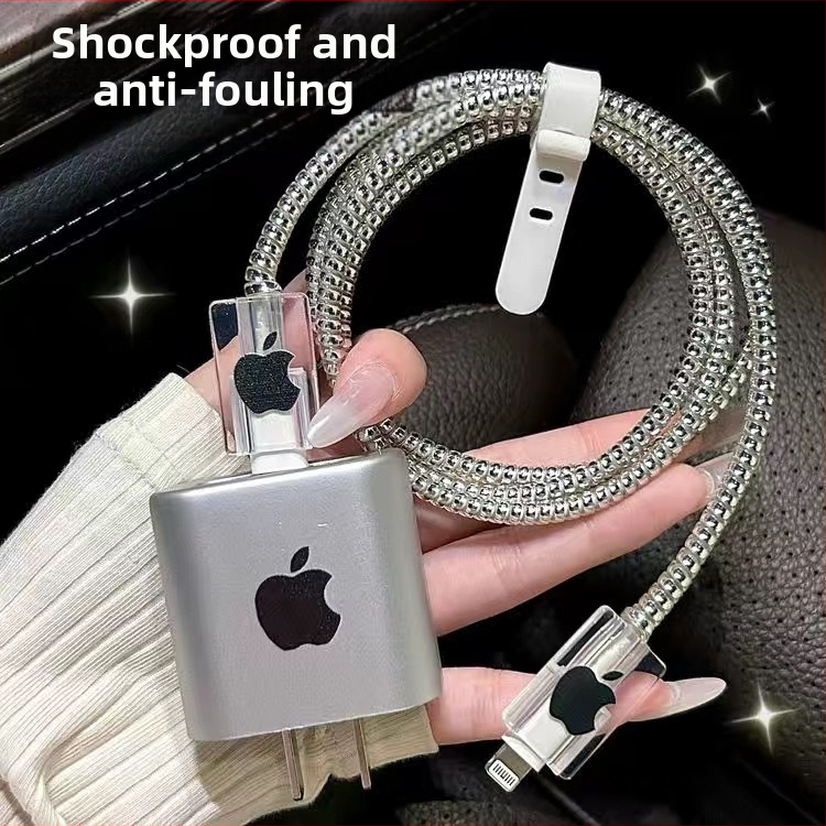 Apple 18/20W greito įkrovimo apsauginis dėklas, TPU, atsparus kritimui, suderinamas su iPhone 13/14, pritaikomas, purškimo danga