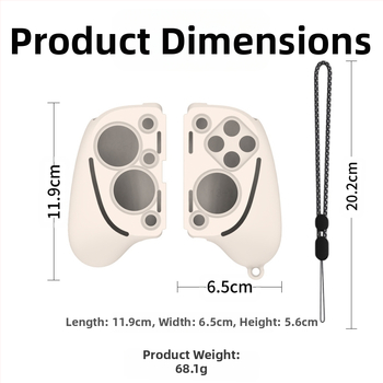 Силиконов защитен калъф за Razer Kishi Ultra геймконтролер, изработен по метода на инжекционно формоване, 70 г, включва защитни капачета