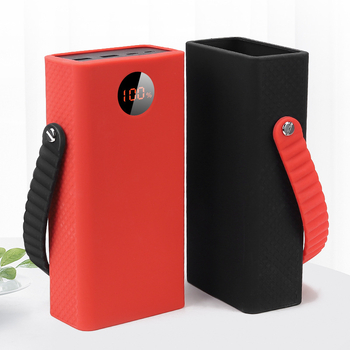 Силиконов предпазен калъф за Romance PEA40/PEA57 пауър банки – стил портфейл, пълно покритие