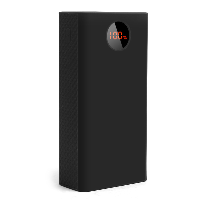 Силиконов предпазен калъф за Romance PEA40/PEA57 пауър банки – стил портфейл, пълно покритие