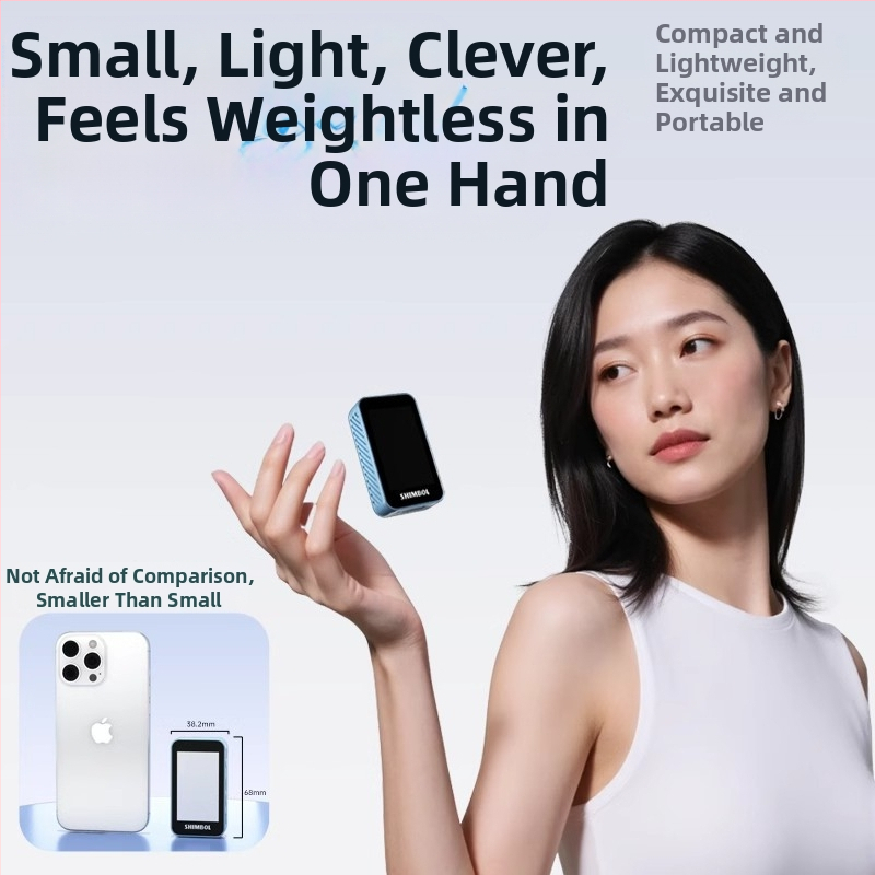 See peng CP5 mini – συμπαγής συσκευή για σέλφι με οθόνη προβολής, καθρέφτη και προβολή οθόνης, χρονοδιακόπτης λήψης