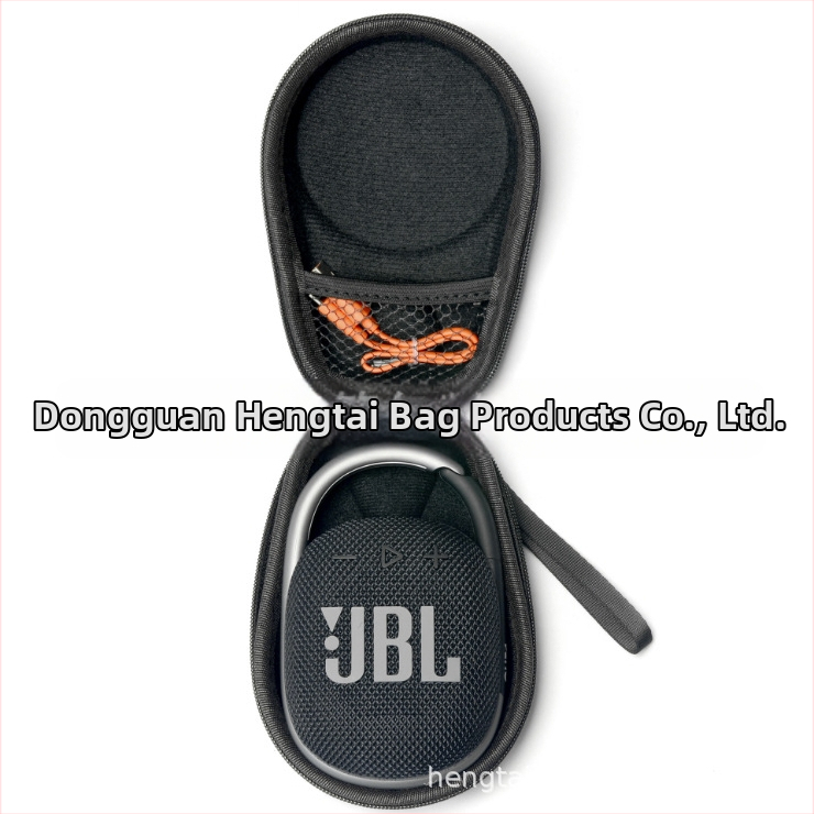 EVA skladovací box pre JBL Clip3/4 (Model CLIP4) – Plná ochrana, zahŕňa skladovaciu škatuľu, karabín a tašku