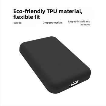 MagSafe bezdrôtový ochranný kryt pre externú batériu Apple – TPU, vstrekované formovanie, proti pádu, proti odtlačkom prstov, kreatívny dizajn