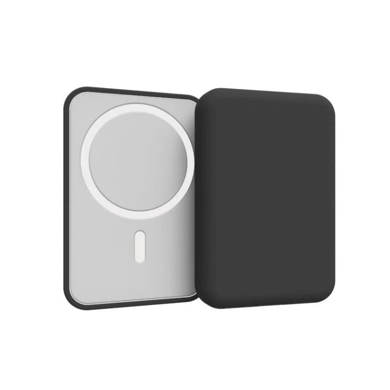 MagSafe bezvadu ārējās akumulatora aizsarg vāciņš Apple – TPU, injekcijas formēšana, izturīgs pret šokiem, pret pirkstu nospiedumiem, radošs dizains